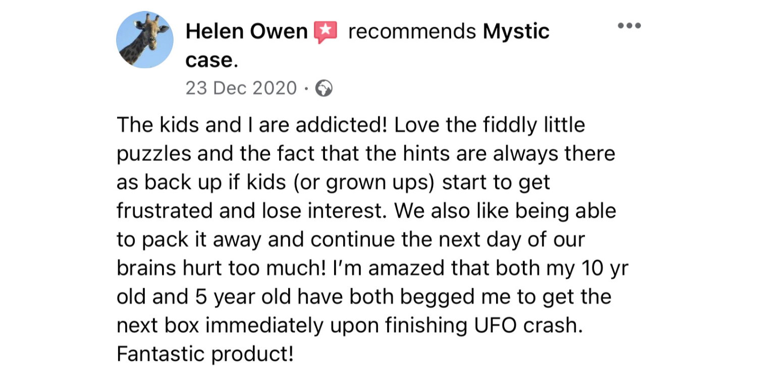 Mystic case feedback