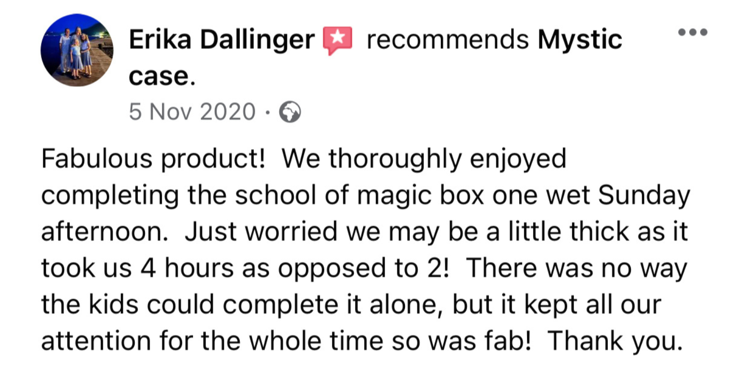 Mystic case feedback