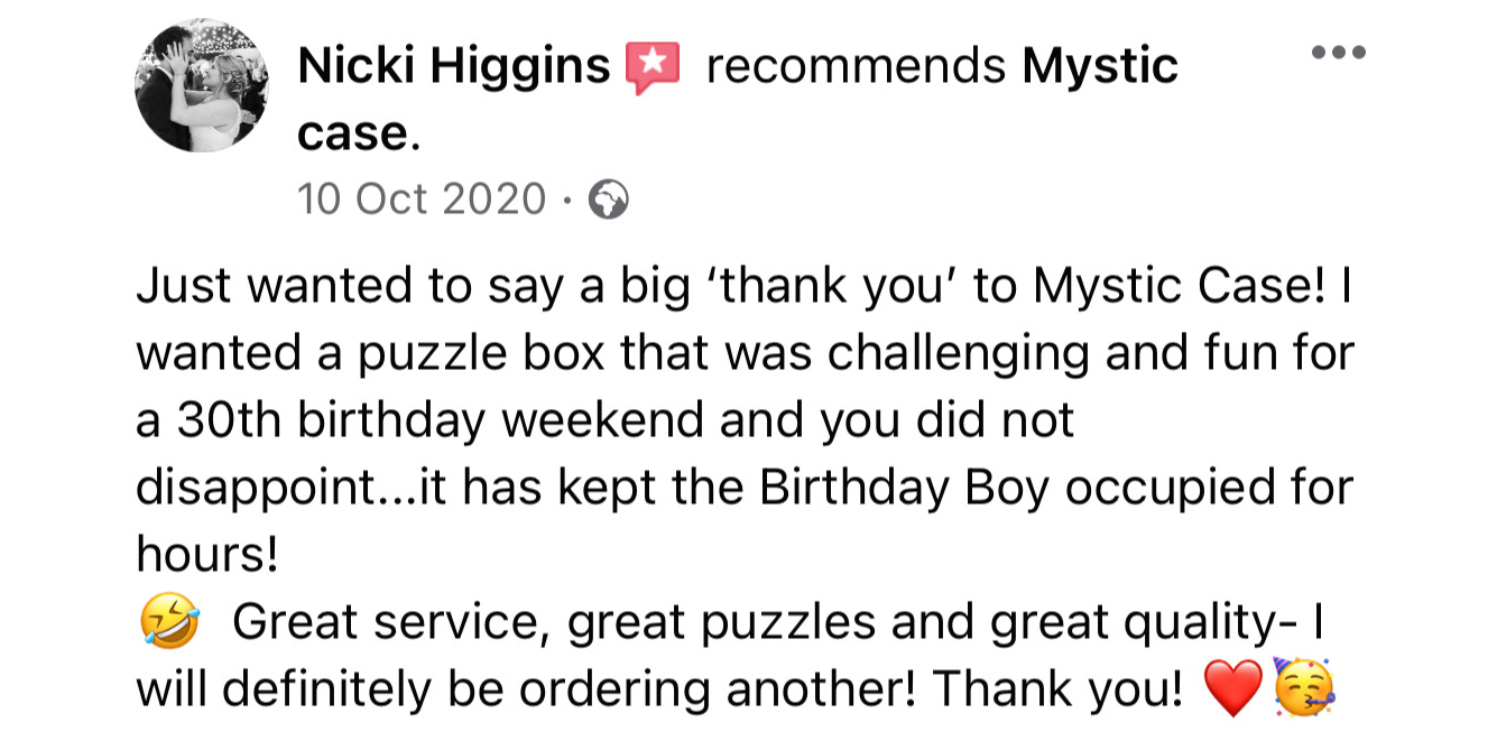 Mystic case feedback